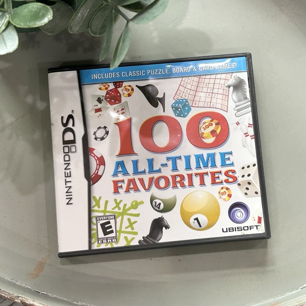 Puzzle Game & Card: 100 All Time Favorites -‎ Nintendo DS